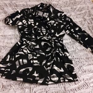 Double breasted  light weight cotton jacket sz Med